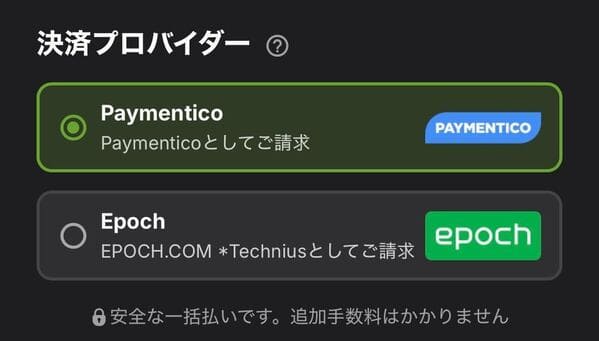 ストリップチャットの決済プロバイダー