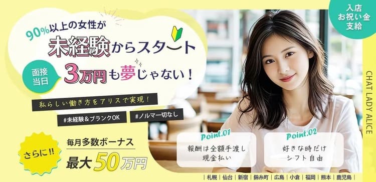 ライブチャットアリス TOP